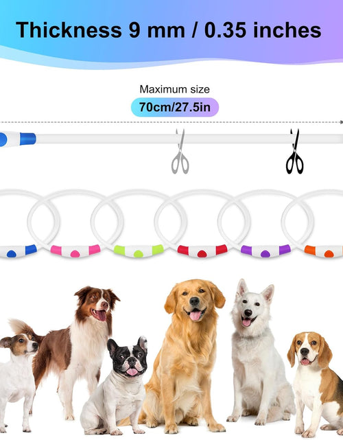 Load image into Gallery viewer, LED Dog Collar Waterproof Rechargeable - Bright TPU Light up Pet Collars, Reflective Adjustable Dog Glow Collar, Dog Safety Collar Light for Small Medium Large Dogs Night Walking&amp;Camping
