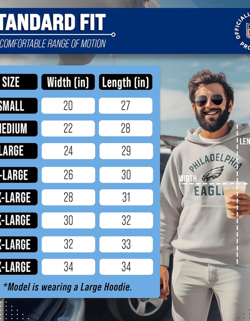 Load image into Gallery viewer, NFL Gameday Adult Hooded Sweatshirt, Pro Football Fleece Hoodie Pullover Sweatshirt
