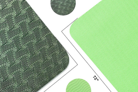 Yoga Mat 72 X 24'' Exercise Mats 8Mm TPE Non-Slip Extra Thick High-Density Eco Friendly for Yoga Workout Pilates Yoga Mats for Women Men