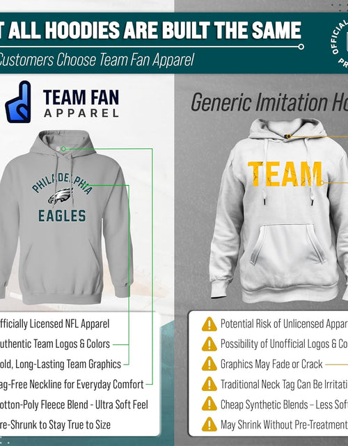 Load image into Gallery viewer, NFL Gameday Adult Hooded Sweatshirt, Pro Football Fleece Hoodie Pullover Sweatshirt
