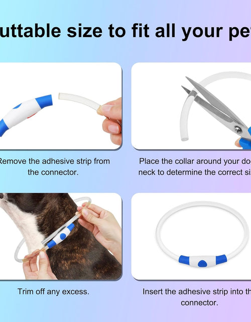 Load image into Gallery viewer, LED Dog Collar Waterproof Rechargeable - Bright TPU Light up Pet Collars, Reflective Adjustable Dog Glow Collar, Dog Safety Collar Light for Small Medium Large Dogs Night Walking&amp;Camping
