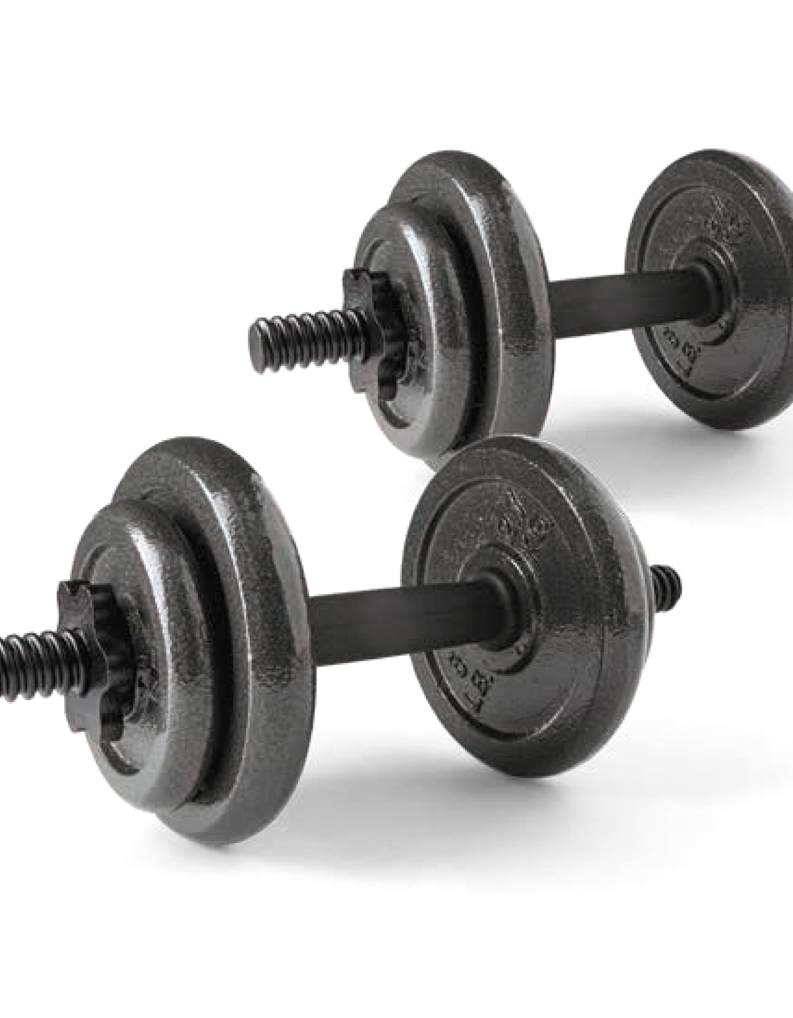 40Lb Adjustable Cast Iron Dumbbell Set