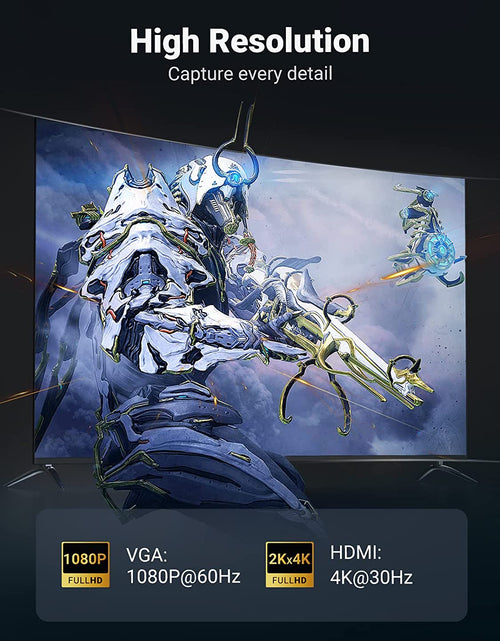 Load image into Gallery viewer, Mini Displayport to HDMI VGA Adapter, 4K Thunderbolt 2 Adapter 2 in 1 Mini DP Converter Compatible with Macbook Pro Air Imac Surface Pro1 2 3 4 6 Surface Laptop 2 Thinkpad X1, White
