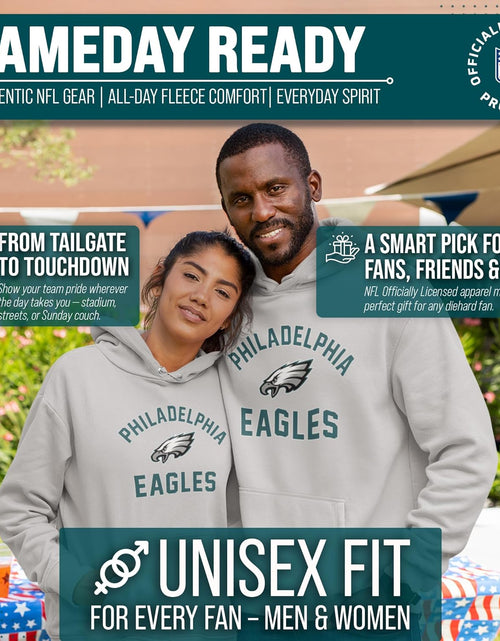 Load image into Gallery viewer, NFL Gameday Adult Hooded Sweatshirt, Pro Football Fleece Hoodie Pullover Sweatshirt
