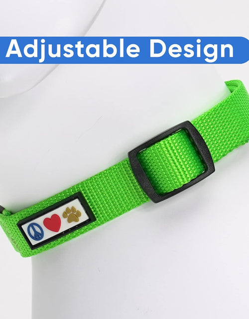 Load image into Gallery viewer, Dog Collar for Large Dogs Adjustable Dog Collar Heavy Duty Waterproof Collars for Dogs with Quick-Release Buckle - Green Dog Collar for Large Breeds
